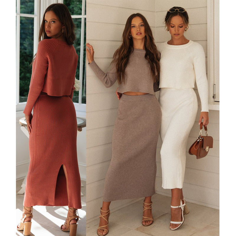 Sweater Maxi Set Dress
