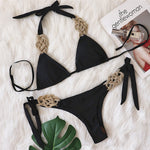 black sexy bikini womens swimsuits 