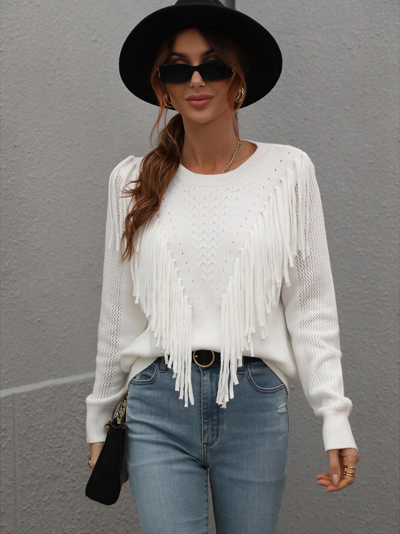 RJK Fringe Sweater
