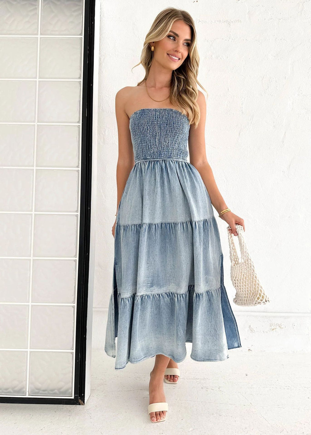 denim dress
