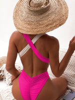 pink one piece swimsuit bikini womens swimsuits cute sexy womens swimwear clothes