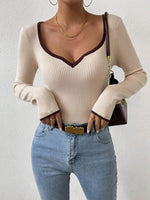 beige nude sweater top