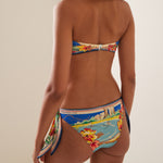 tube top bikini prints floral tropical swimwear