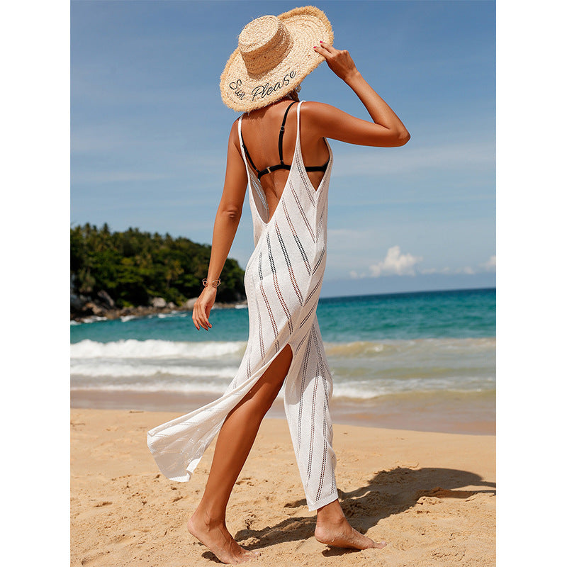 white beach coverups backless sexy cover up travel style