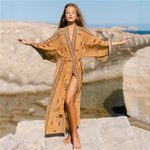 neutral nude brown light tan cover up cardigan long kimono
