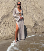 silver white beach swimwear cover ups coverups