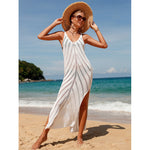 white dress beach coverup