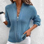 blue cardigan light jacket