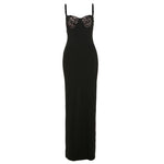 black lace dress maxi style dresses women's clothes