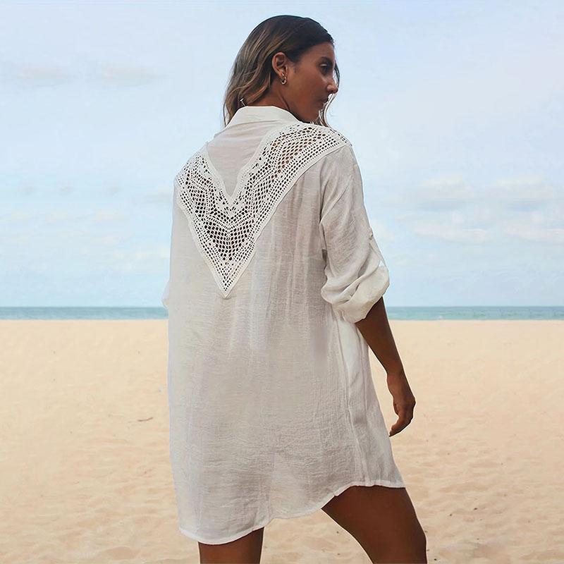western boho festival beach coverup oversized top shirt cover up