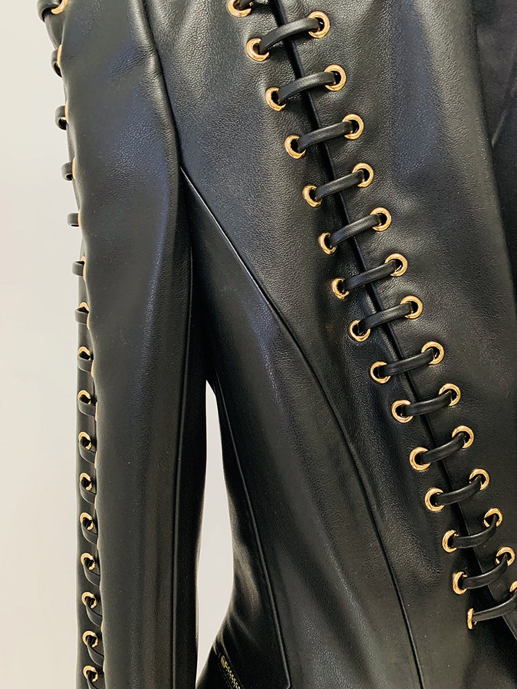 black leathr jacket moto jacket coat