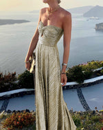 light gold summer dress cocktail party dresses