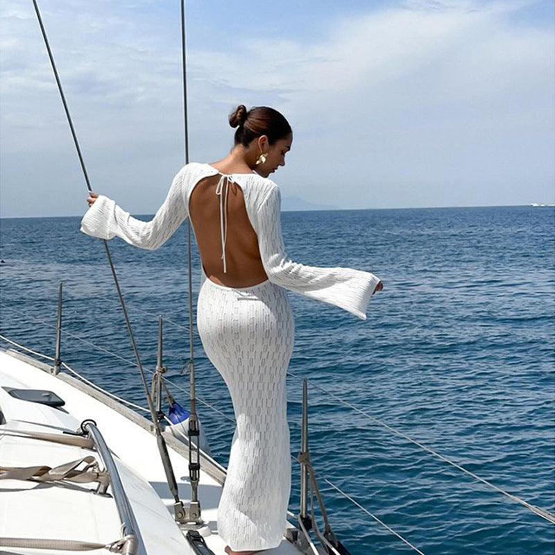 white womens dress beach coverup