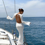 white womens dress beach coverup