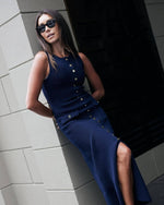 navy blue maxi dresses