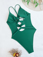 green one piece swimsuit sexy one piece green swimwear