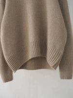 brown neutral sweaters comfy top