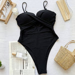 black one piece swimsuit womens swimwear