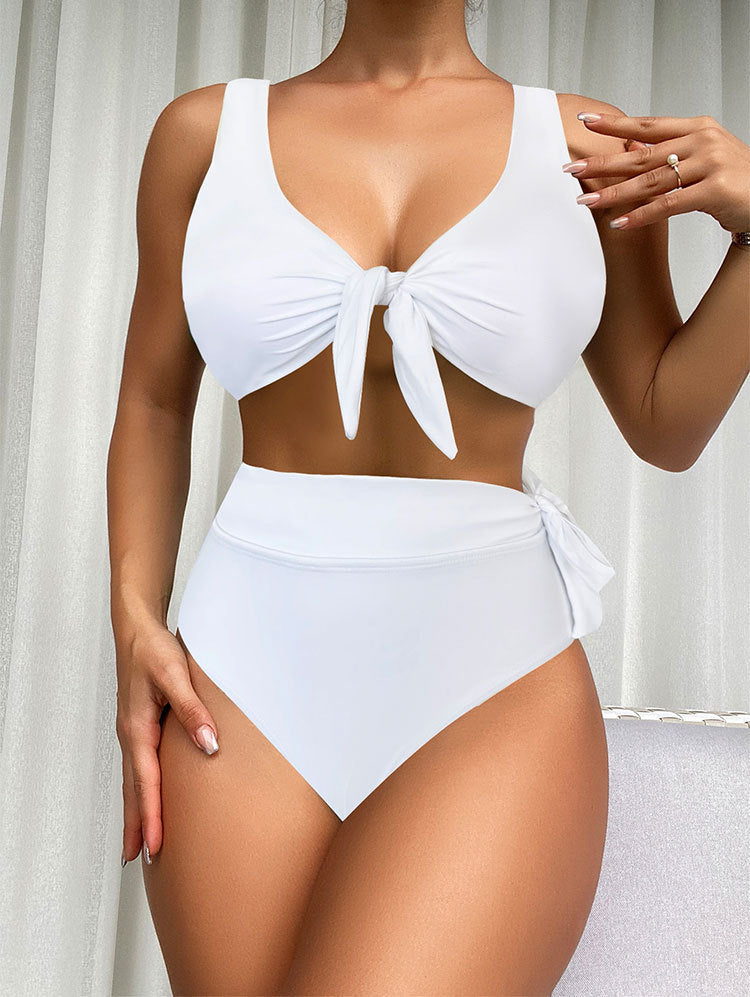 white bikini high waisted cute bikinis swimwear lord owens