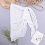 white skirt coverup cute sarongs swimwear